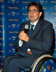 Il presidente del Comitato Italiano Paralimpico Luca Pancalli