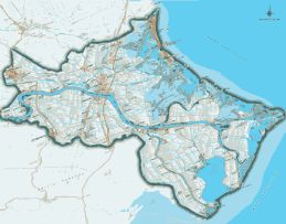 La mappa del Parco Regionale del Delta del Po