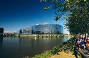 La sede del Parlamento Europeo a Strasburgo