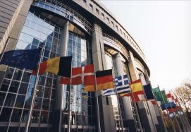 La sede di Bruxelles del Parlamento Europeo