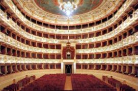 L'interno del celebre Teatro Regio