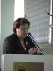 Morena Piccinini, segretaria nazionale della CGIL