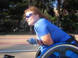 Francesca Porcellato è stata la portabandiera della delegazione italiana alle Paralimpiadi di Pechino