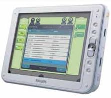 La versione Pro-Be dell'interfaccia iAble, brevetto di SR LABS consistente in un sistema mobile dotato di schermo tattile (touch-screen)