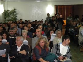 L'affollata platea dell'assemblea organizzata a Cagliari il 5 novembre
