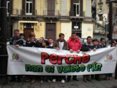 Un'immagine della manifestazione di Roma del 14 settembre, promossa dall'associazione napoletana Tutti a Scuola