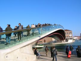 Il Ponte della Costituzione sul Canal Grande a Venezia