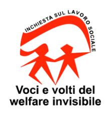 Ilo logo dedicato all'inchiesta sugli operatori sociali