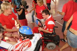 I campioni d'Italia di wheelchair hockey degli Skorpions Varese