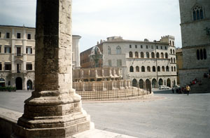 Uno scorcio della città di Perugia