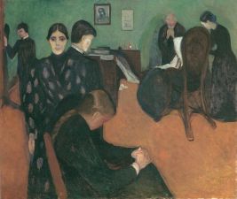 Evard Munch, "La morte nella stanza della malata"