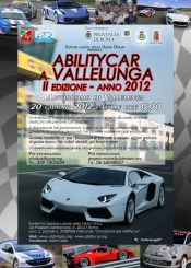 Locandina della seconda edizione di "Abilitycar a Vallelunga"