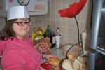 Valentina è una delle persone coinvolte nell'iniziativa "Chef Down per un giorno"