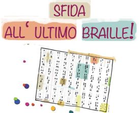 Locandina dell'iniziativa di Ancona del 21 febbraio 2013, "Sfida all'ultimo Braille!"