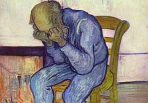 Vincent Van Gogh, "Vecchio che soffre" ("Alle porte dell'eternità"), 1882