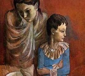 Pablo Picasso, "Madre e figlio" (particolare)