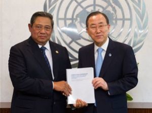 Ban Ki-Moon e Susilo Bambang Yudhoyono