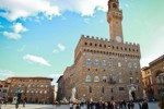Palazzo Vecchio in Piazza della Signoria a Firenze. Il capoluogo toscano è stato scelto per la prima guida del Progetto "A Ruota Libera"