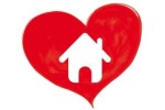 Il logo del Progetto "Una Casa nel Cuore" della Cooperativa Sociale Hattiva Lab ONLUS