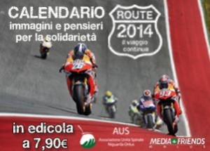 Copertina del calendario "Route 2014 - Il viaggio continua"