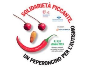 Logo dell'iniziativa "Solidarietà piccante. Un peperoncino per l'autismo", 4-6 ottobre 2013