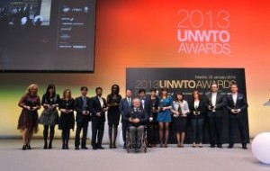 Premiazione "UNWTO Ulysses Awards 2013", con Roberto Vitali. Madrid, gennaio 2014