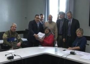 Delegazione FISH Veneto in Consiglio Regionale Veneto, marzo 2014