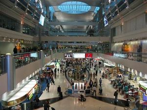 Interno dell'Aeroporto di Dubai