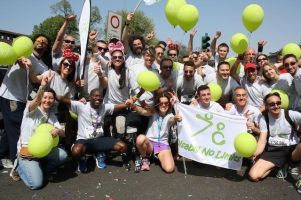 Milano Marathon 2014: il gruppo di Disability No Limits