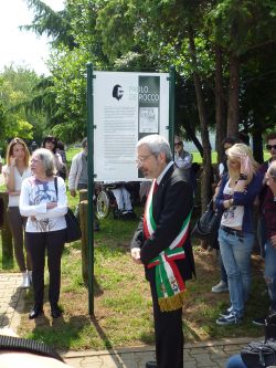 Udine, 6 giugno 2014, inaugurazione area verde dedicata a Paolo De Rocco