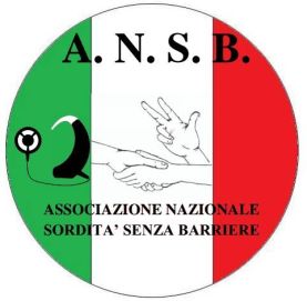 Logo dell'ANSB (Associazione Nazionale Sordità senza Barriere)