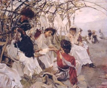 Ettore Tito, "Pagine d'amore", 1907