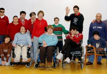 Persone con disabilità della Comunità Alloggio Casa La Primula di Treviso