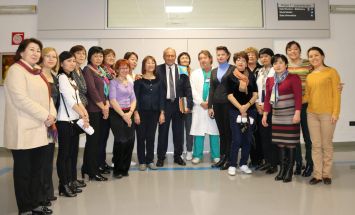 Delegazione del Kazakistana all'Istituto Montecatone di Imola, novembre 2014