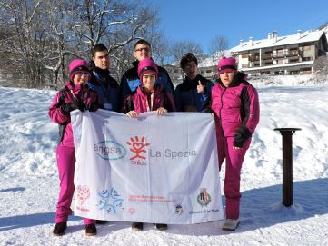ANGSA la Spezia ai Giochi Special Olympics di La Thuile, gennaio 2015