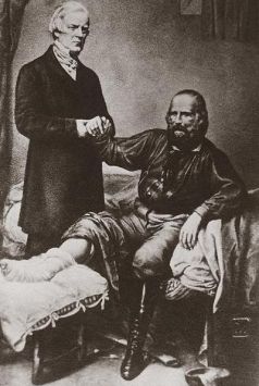 Garibaldi con il suo medico