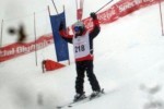 Nicolò Trevi dell'ANGSA Veneto in gara a La Thuile per i ventiseiesimi Giochi Nazionali Invernali di Special Olympics