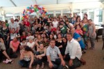 Che bel gruppo, quello dell'ABC Sardegna (Associazione Bambini Cerebrolesi), riunito per la due giorni celebrativa del proprio venticinquennale