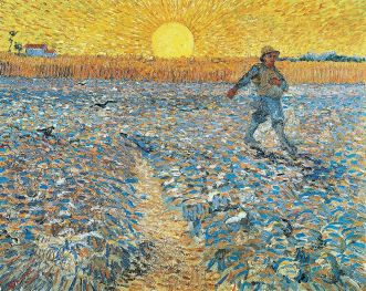 Vincent Van Gogh, "Seminatore al tramonto", 1888, Otterlo (Paesi Bassi), Museo Kröller-Müller