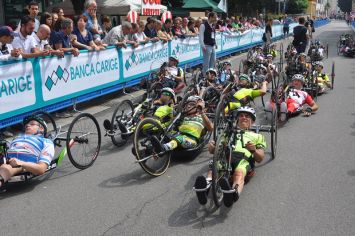 14 giugno 2015, Sesto Giro d'Italia di Handbike, terza tappa a Lentate sul Seveso (Monza-Brianza)
