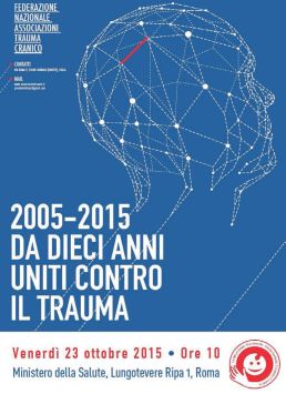 Immagine della locandina dell'evento del 23 ottobre 2015 a Roma, con cui la FNATC celebra i suoi primi dieci anni di attività