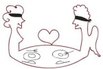 Il disegno scelto per illustrare l'iniziativa del giorno di San Valentino al Museo Omero di Ancona