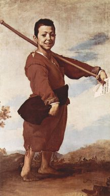 Jusepe de Ribera, detto lo Spagnoletto, "Lo storpio", 1642, Parigi, Museo del Louvre