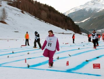 Valentina, con sindrome di Down, in gara ai Giochi Nazionali Invernali Special Olympics di Bormio