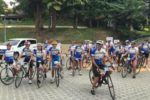 I partecipanti al "Fondazione Piatti Bike Tour" del 1° luglio scorso