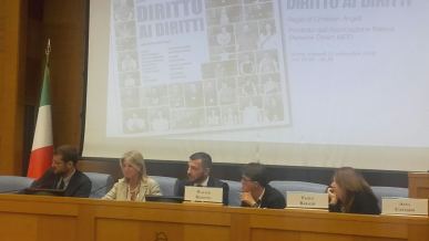 Proiezione di "Diritto ai Diritti" alla Camera dei Deputati, Roma, 27 settembre 2016