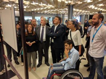 Renzi e Poletti alla Conferenza Nazionale sulle Politiche della Disabiltià di Firenze, 16-17 settembre 2016