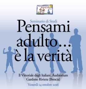 Locandina del seminario di Gardone Riviera (Brescia), 14 ottobre 2016, organizzato da Stefylandia