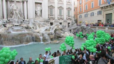 Manifestazione organizzata a Roma da Casa al Plurale, in favore delle case famiglia