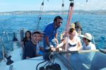 Un'uscita in barca a vela dei giovani con autismo dell'Associazione romana Il Filo dalla Torre